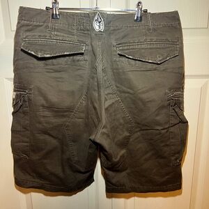 VLC Brown Cargo Short 36W, Distressed